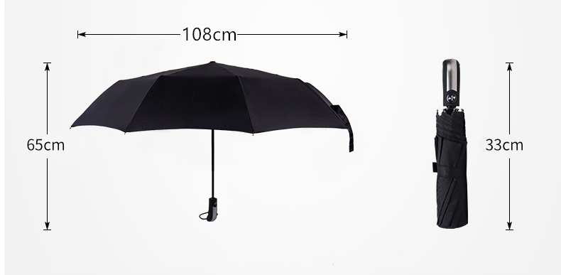 mens black folding umbrella